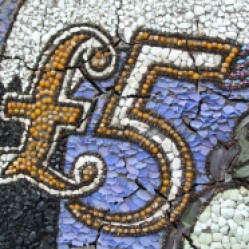 Close up of Stephenson well dressing