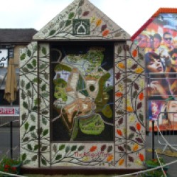 Buxton Civic Association Well Dressing in the Market Place