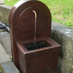 Temporary water supply while St Ann's Well is out of use.
