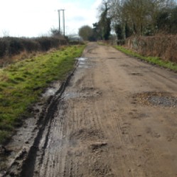 Muddy February lanes 2