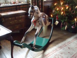 Rocking horse in parlour