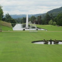 The Canal Pond and Emperor Fountain at Chatsworth